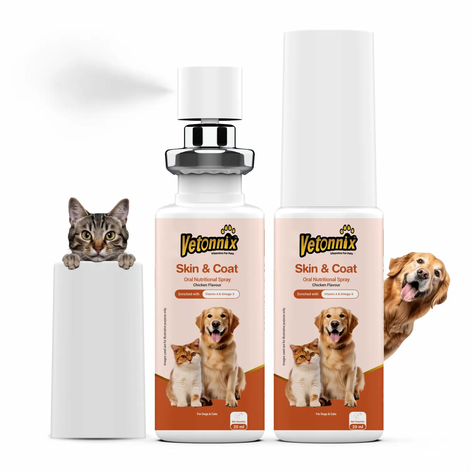 skin and coat supplement for dogs and cats